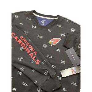 New Arizona Cardinals Tommy Hilfiger NFL Men's XL Crew Neck Sweatshirt Print Nwt
